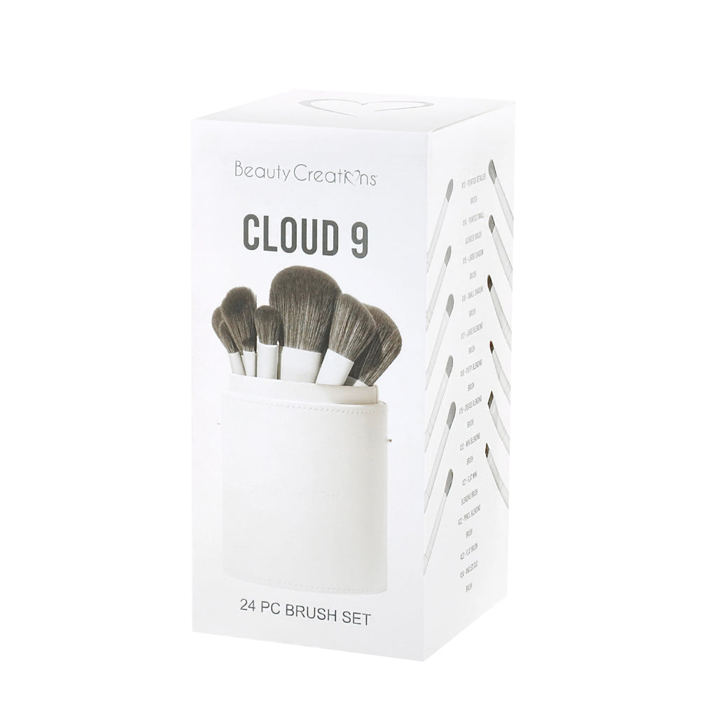 Beauty Creations Set 24pcs Brochas Cloud