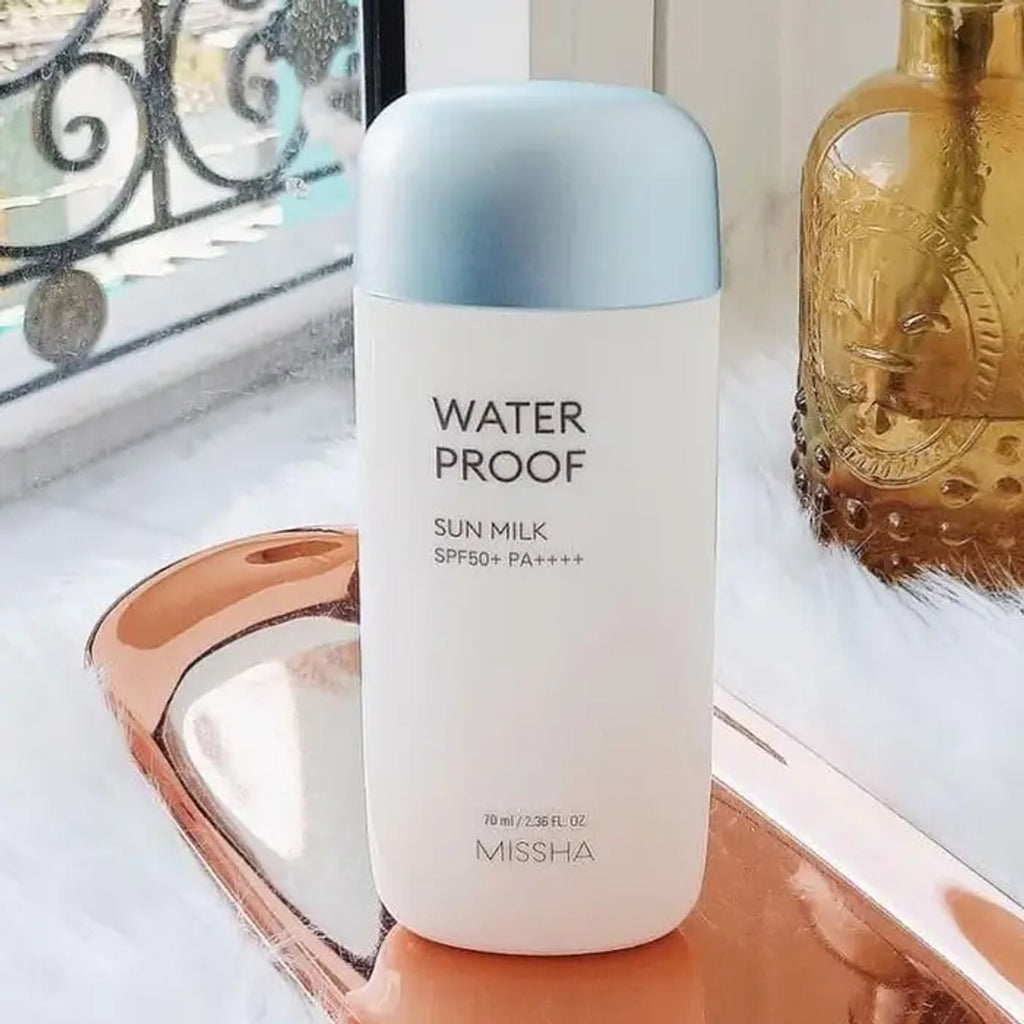 Missha Waterproof Sun Milk Sunscreen SPF50