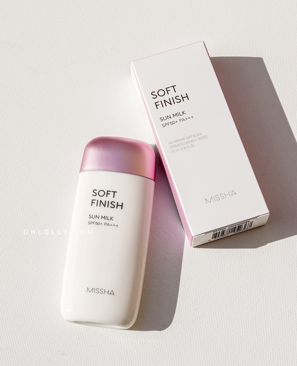 Missha Soft Finish Sun Milk Sunscreen SPF50