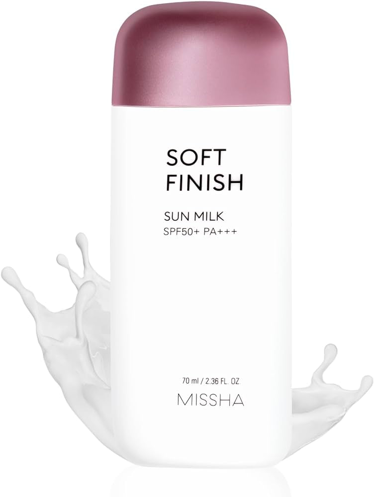 Missha Soft Finish Sun Milk Sunscreen SPF50