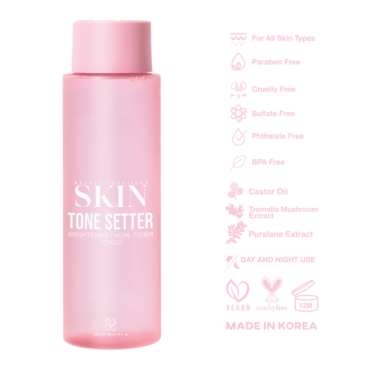 Beauty Creations SKIN Brightening Facial Toner