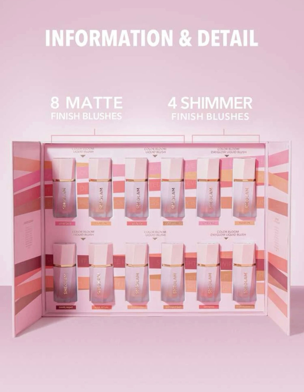 SHEGLAM Color Bloom Collection Kit 12  Blush