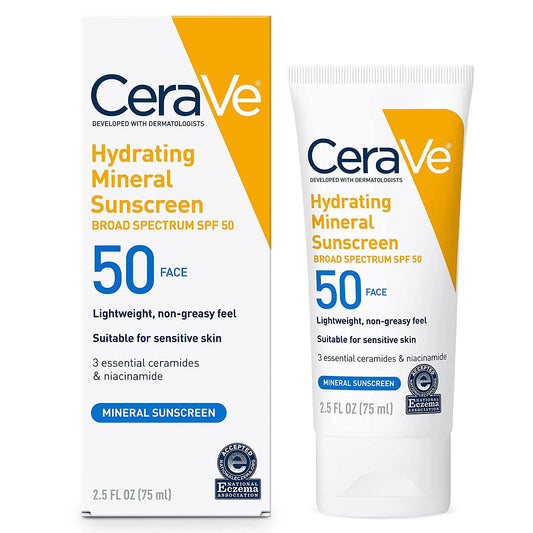 Cerave Hydrating Mineral Sunscreen SPF50