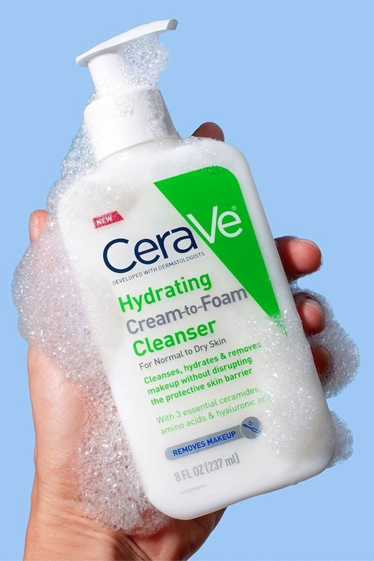 Cerave Cleanser  Hydrating Creamto-Foam