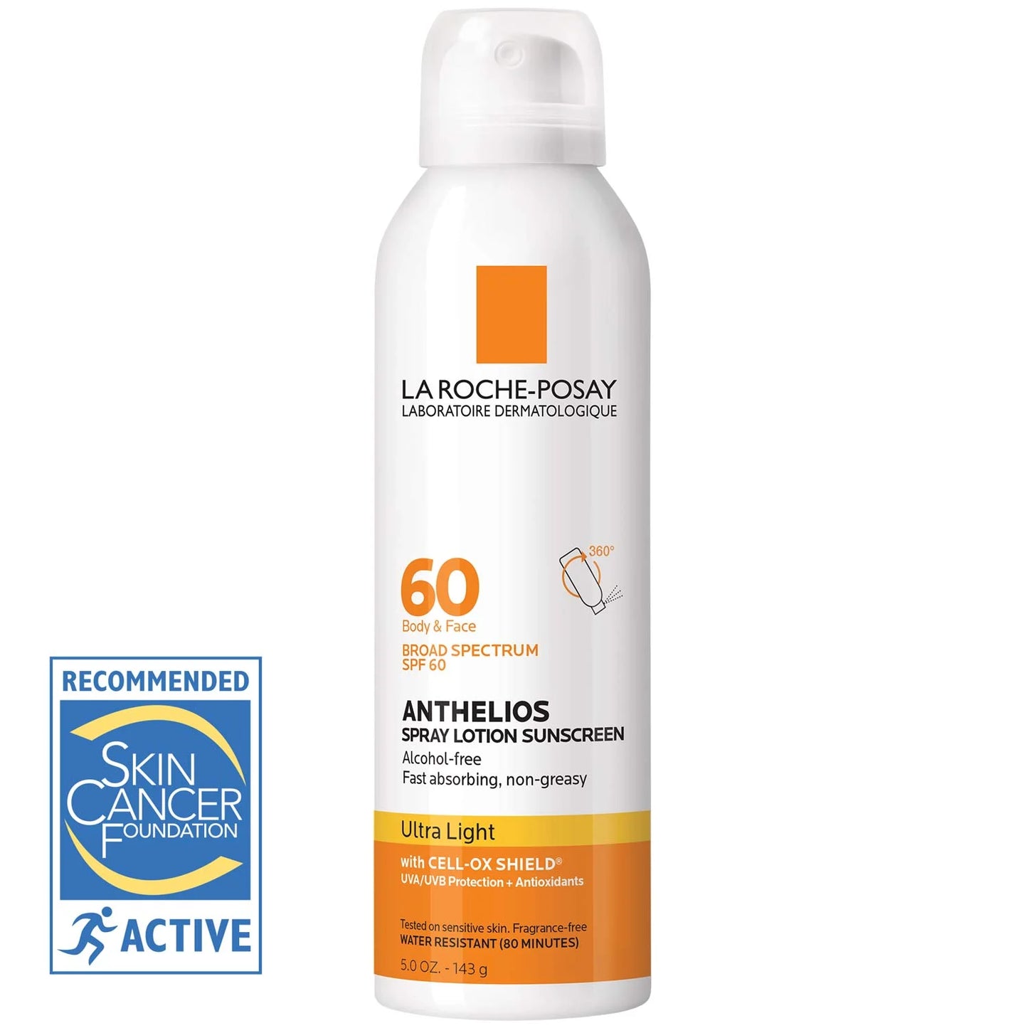 La Roche Posay Spray Lotion Sunscreen SPF60 Ultra Light