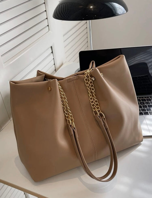 Bolso Tote Caqui