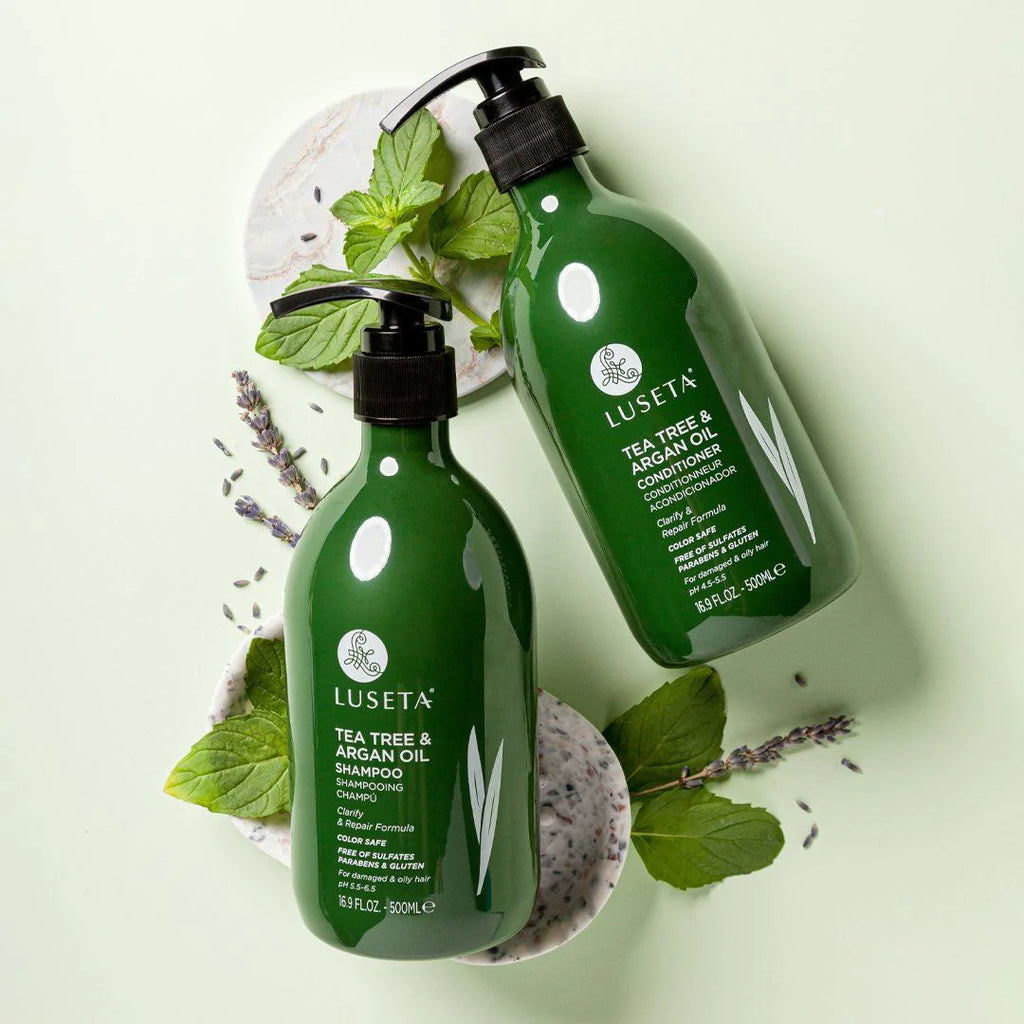 Luseta Tea Tree & Argan Oil Shampoo& Acondicionador