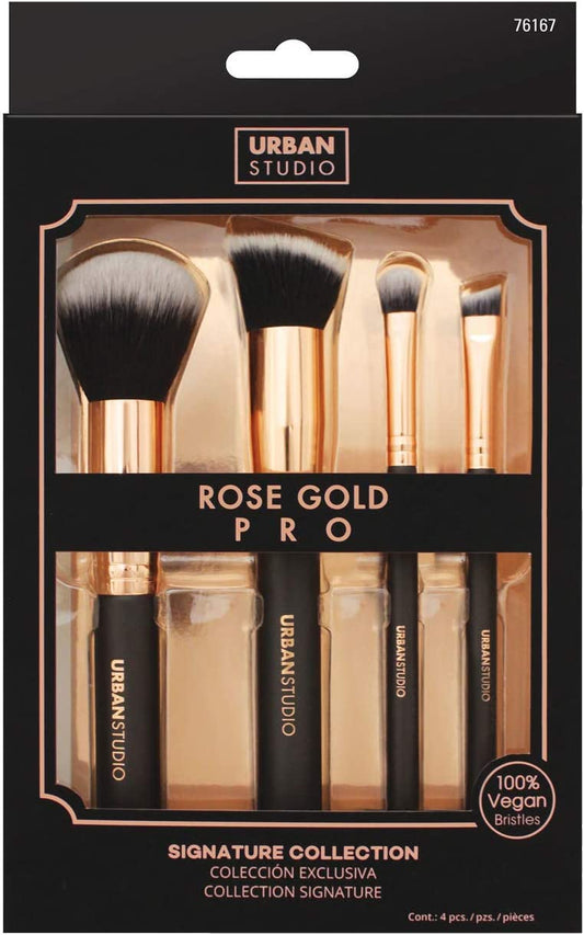 Set Brochas Rose Gold Pro Urban Studio 4pcs