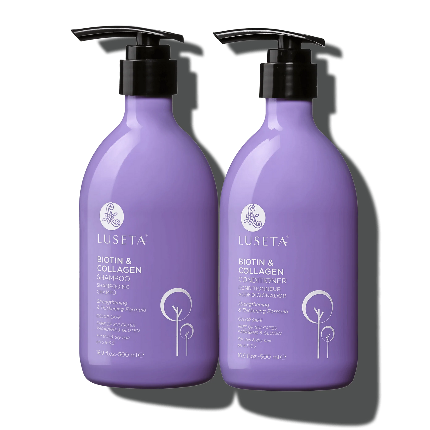 Biotin&Collageno Shampoo y Acondicionador Luseta Beauty
