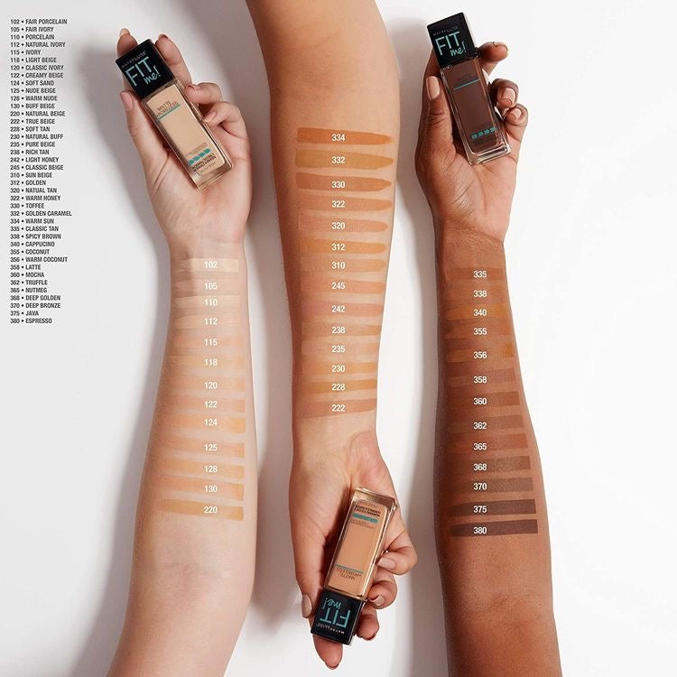 Base Liquida Fit Me Matte + Poreless Maybelline