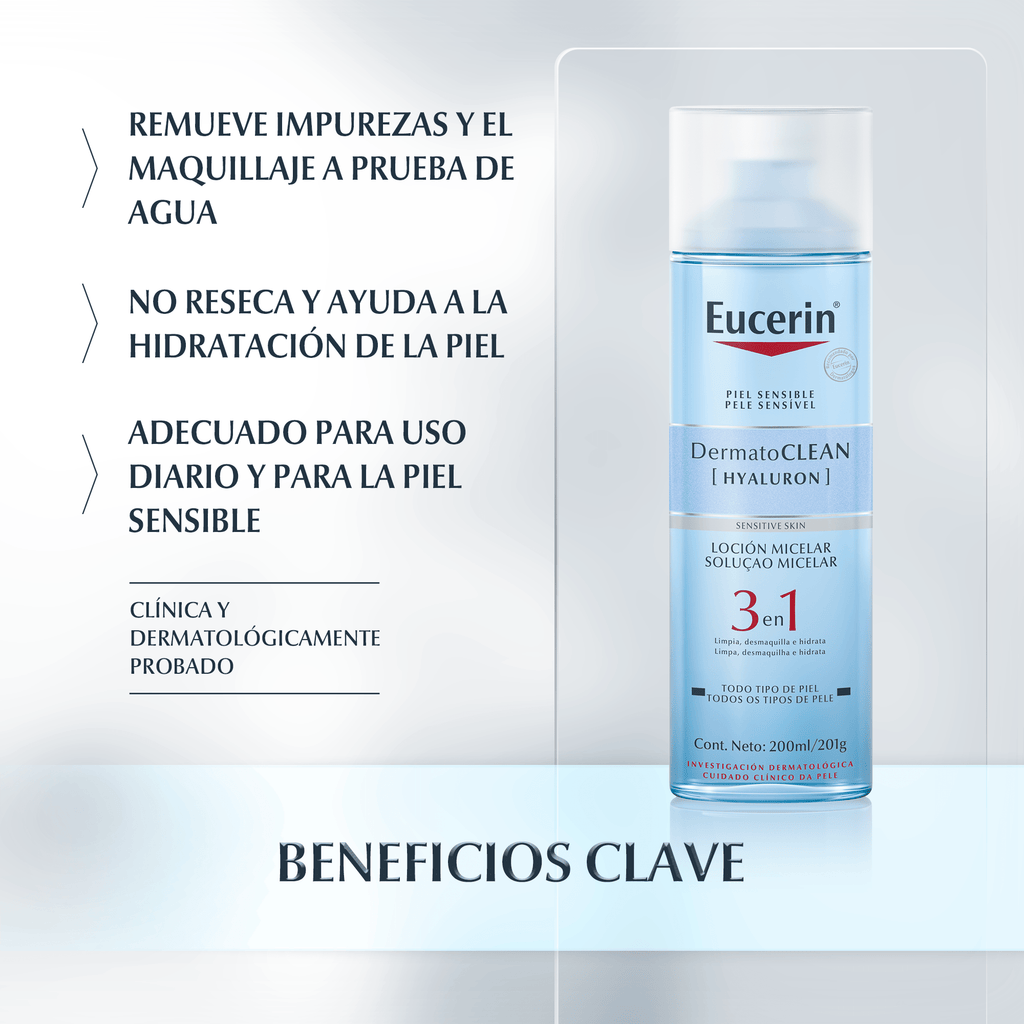 Eucerin DermatoClean Agua Micelar 3in1
