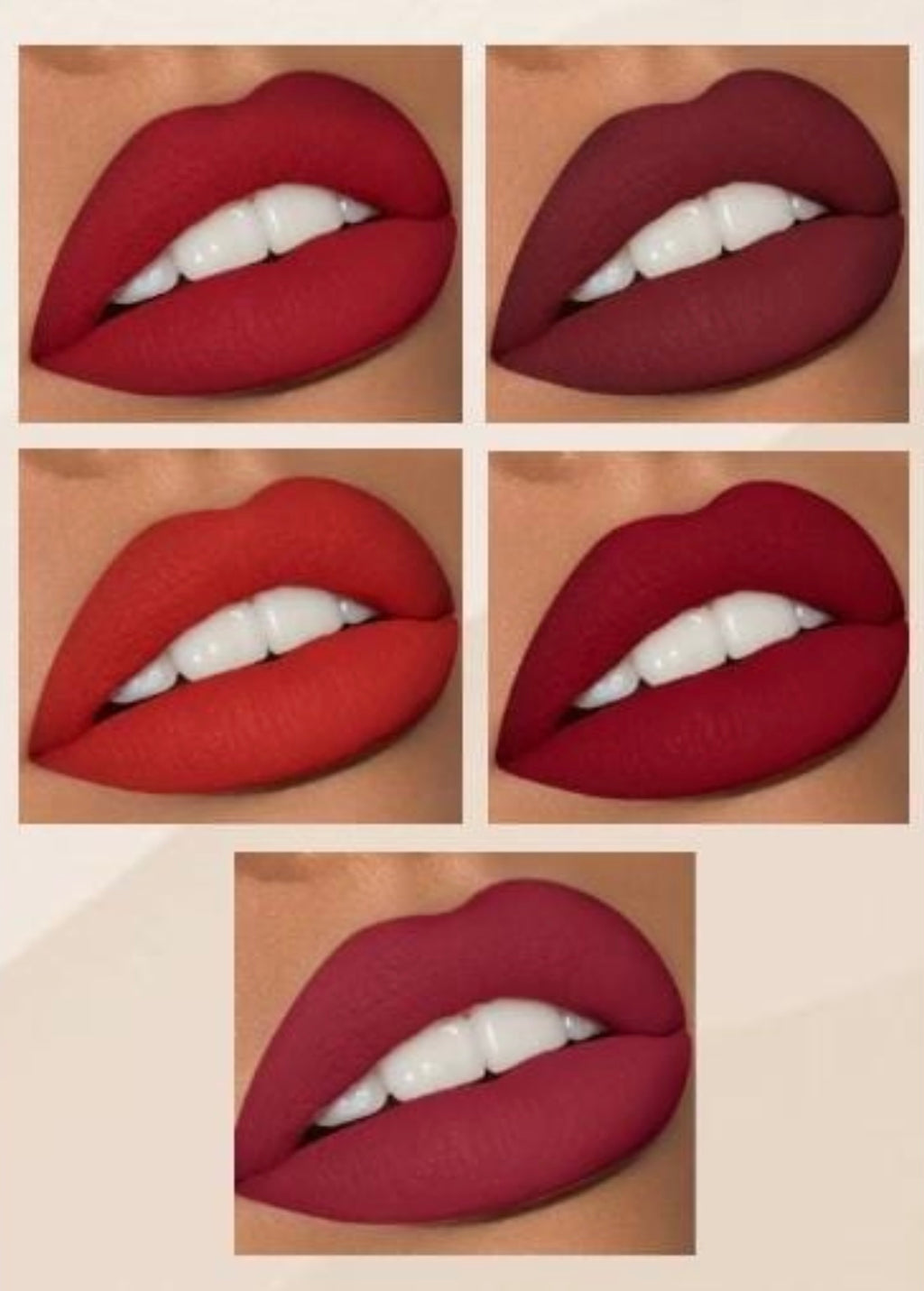 Italia Kit de Labiales Top Five Caliente Reds