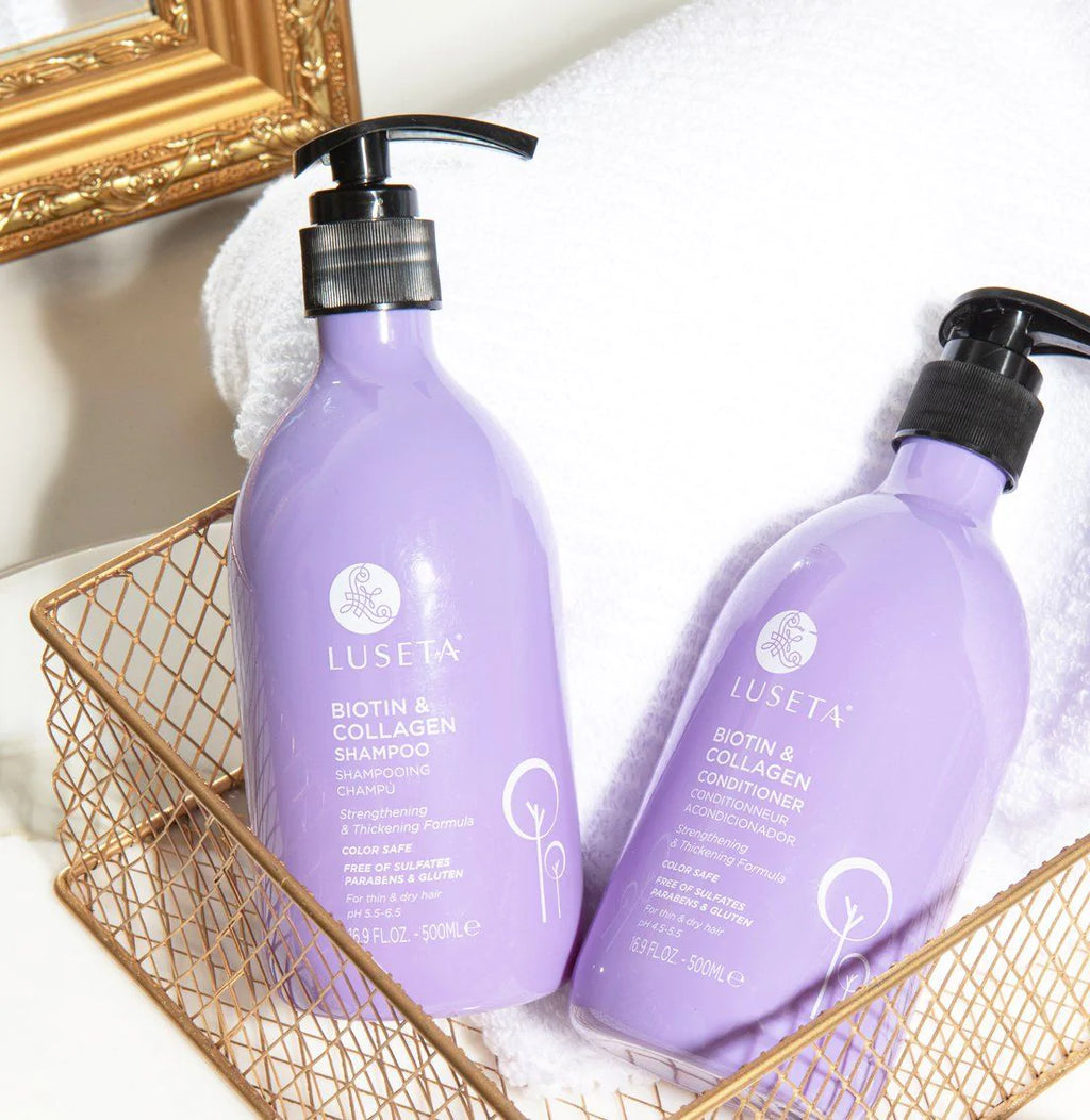 Biotin&Collageno Shampoo y Acondicionador Luseta Beauty