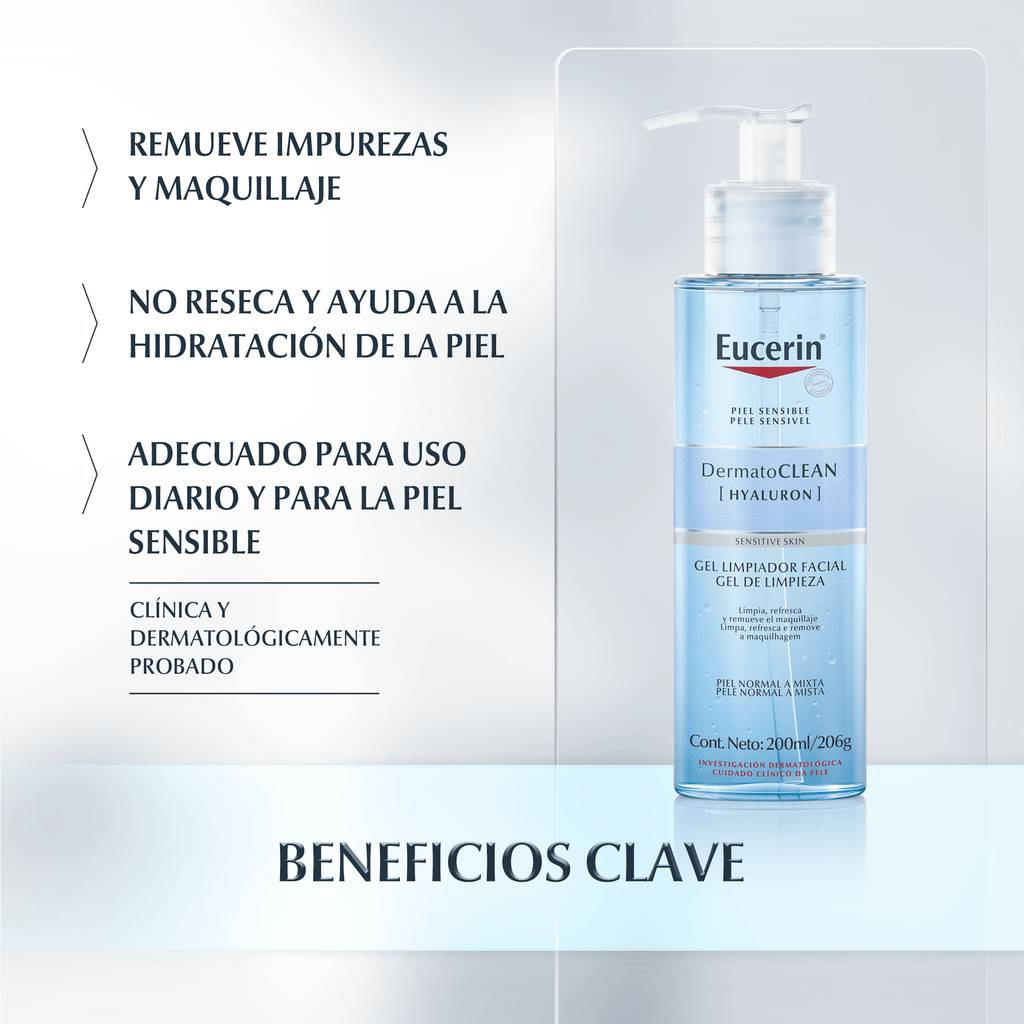 Eucerin DermatoClean Cleanser Ácido Hialuronico