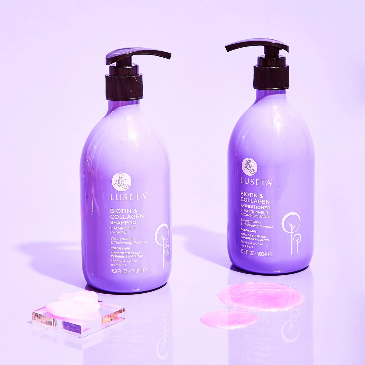 Biotin&Collageno Shampoo y Acondicionador Luseta Beauty