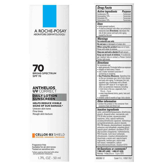 La Roche Posay Protector Solar Anthelios UV Correcto SPF 70